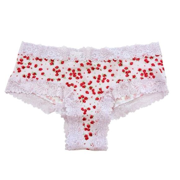 Victoria's Secret PINK Cheeky Lace Panties Womens Medium M LOT OF 4 VS Panty - Picture 3 of 9